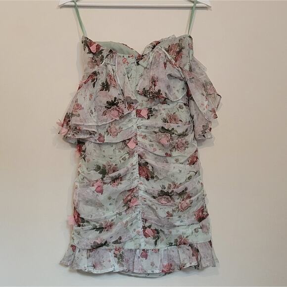 Runaway the label Oriana /Anairo Dress Mint - Picture 4 of 8